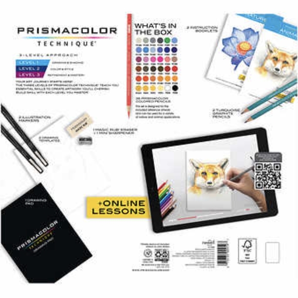 Prismacolor Technique, Art Supplies with Digital Art Lessons, Level 1 Bundle, 47 - Picture 1 of 5